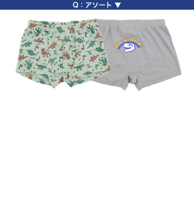 男児 ボクサーパンツ ボクサーブリーフ 前閉じ 男の子 キッズ 2枚組 パンツ 柄 おまかせ ボーイズ 入園 入学 通学 綿素材 綿混