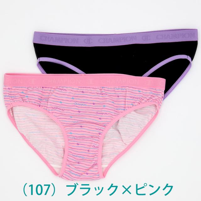 ジュニア ショーツ 2枚組 セット 女の子 子供 下着 チャンピオン 140 150 160