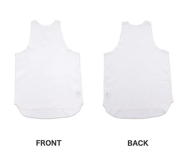 クレープ肌着 メンズ タンクトップ ノースリーブ ランニングシャツ 綿100 2枚組 M〜LL