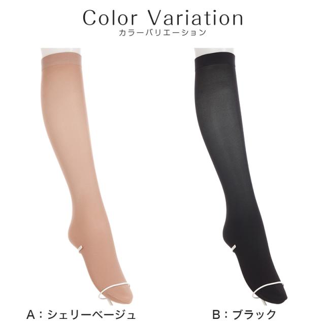 ソックス ひざ下丈 ショートソックス ショートストッキング レディース 靴下 アツギ 冷やしソックスはじめました DRY 冷感 22-25cm
