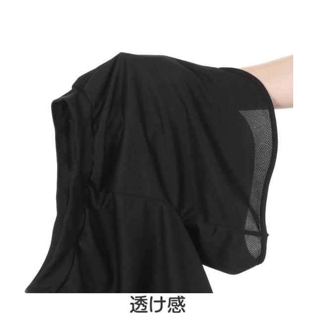 アツギ カバパン オーバーパンツ 重ねばき用 スカート下 3分丈 メッシュ ゆったりめ スパッツ レギンス 女子 中学生 高校生 S〜L