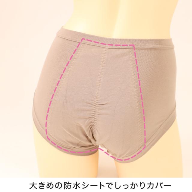 福助 サニタリーショーツ 綿 夜用 ポケット付き あったか お腹二重 羽根つき レディース M〜LL