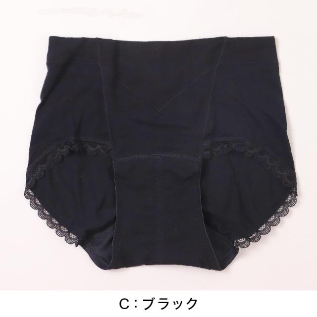 福助 満足 サニタリーショーツ 羽根つき 生理用ショーツ パワーネット内蔵 お腹押さえ 昼用 M〜LL