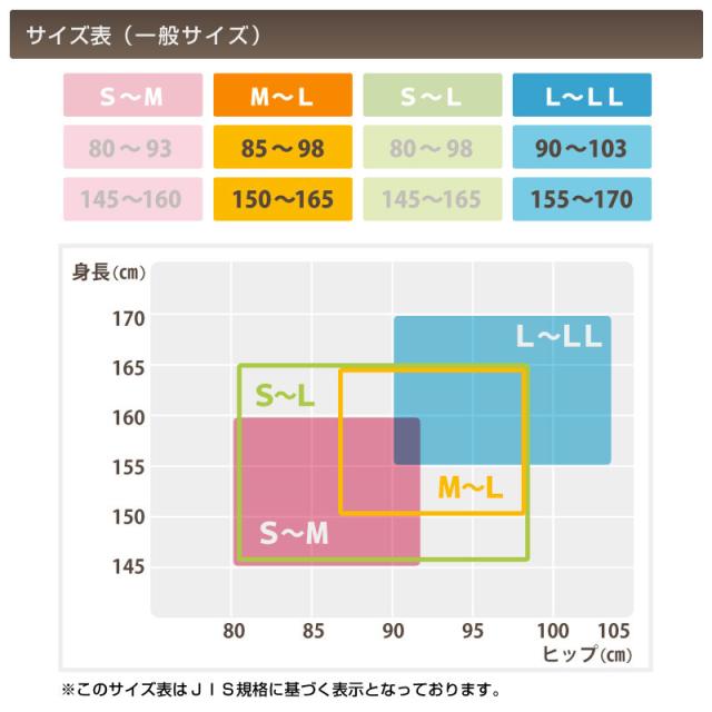 グンゼ サブリナ スルータイプ ストッキング 切替なし M-L・L-LL