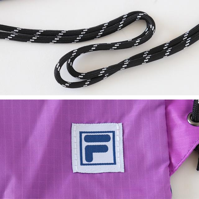 FILA ナップサック キッズ スポーツ 小学生 子供 体操着入れ 体操服入れ 通学 ランドセルの上から サッカー フリーサイズ (在庫限り)