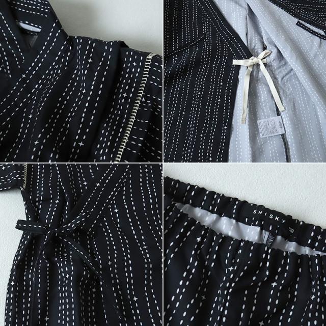 甚平 男の子 子供 キッズ 甚兵衛 おしゃれ 接触冷感 セットアップ 涼しい じんべい 110 120 130 140 150 110cm〜160cm (在庫限り)