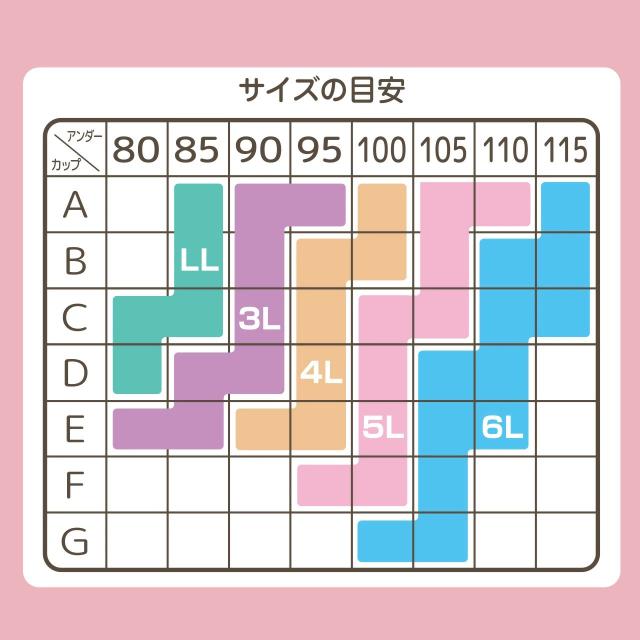 ブラジャー 補正 下着 レディース 女性 ストレッチ ノンワイヤー M L LL (在庫限り)
