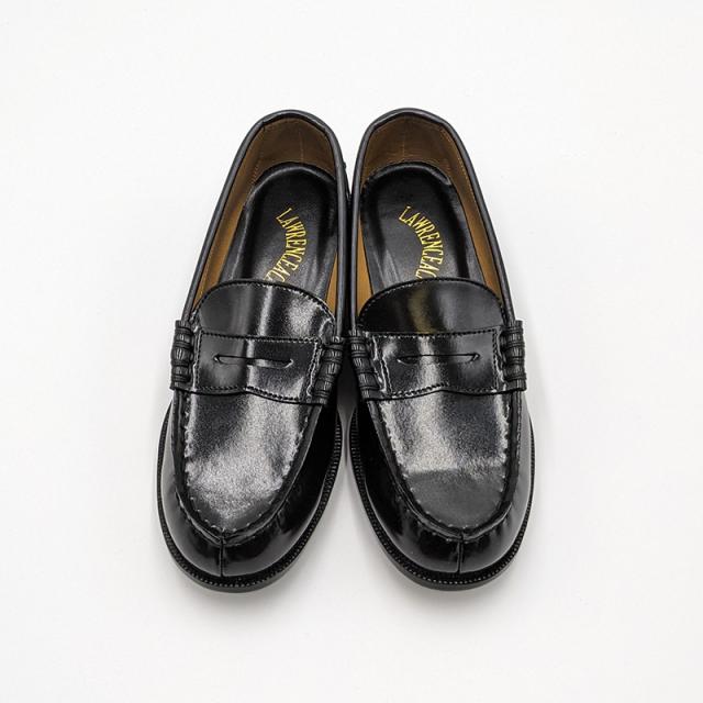 ローファー 学生靴 通学靴 合皮 靴 シューズ 女子 レディース 3E 21cm〜27cm (送料無料) (取寄せ)