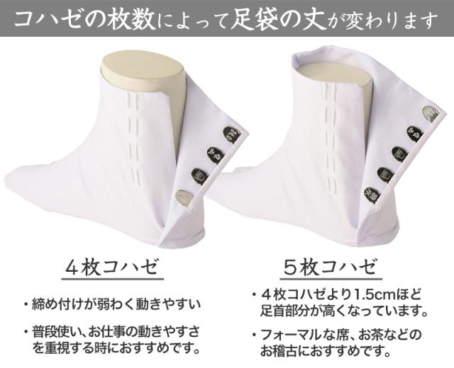 足袋 白 礼装用 福助足袋 綿100 5枚コハゼ 男性 女性 日本製 ささ型 21〜26cm (在庫限り)