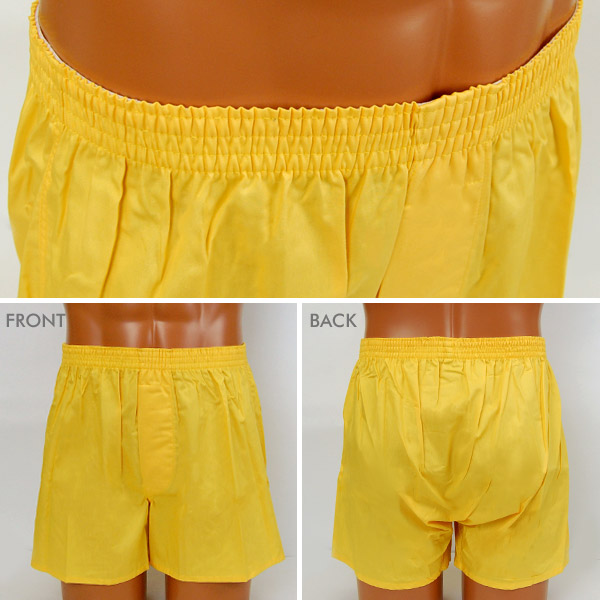 トランクス 綿100% メンズ 前開き S〜LL (在庫限り)