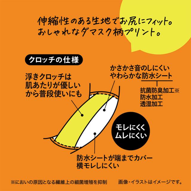 サニタリーショーツ 生理用ショーツ 可愛い 多い日 ショーツ レディース 羽根つき M・L (在庫限り)