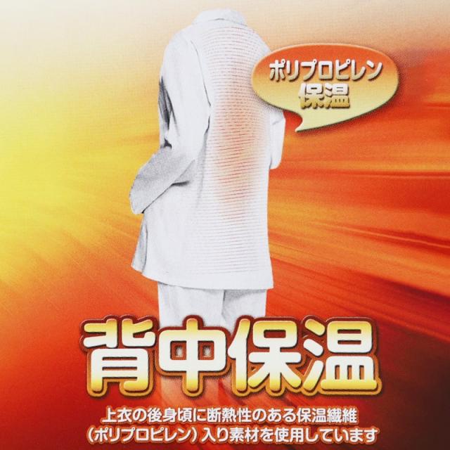 グンゼ パジャマ レディース 長袖 冬 背中保温 S M L LL (送料無料) (在庫限り)