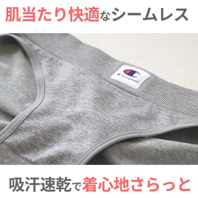 チャンピオン レディース ショーツ スポーツ レギュラー シームレス 綿 吸汗速乾 普段使い ヨガ グレー 黒 M・L (在庫限り)