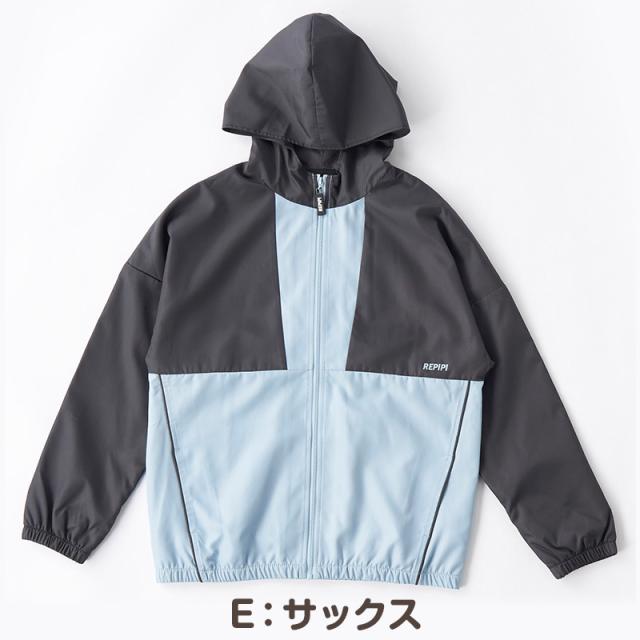 ウィンドブレーカー キッズ ジュニア 女の子 ガールズ アウター 軽量 UVカット 防風 通学 通園 羽織り 140 150 160 170