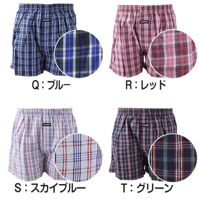 PLAYBOY 綿100　トランクス M L LL