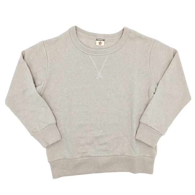 キッズ トレーナー スウェット 子供 無地 綿 裏毛 男の子 女の子 保育園 110〜130cm (在庫限り)