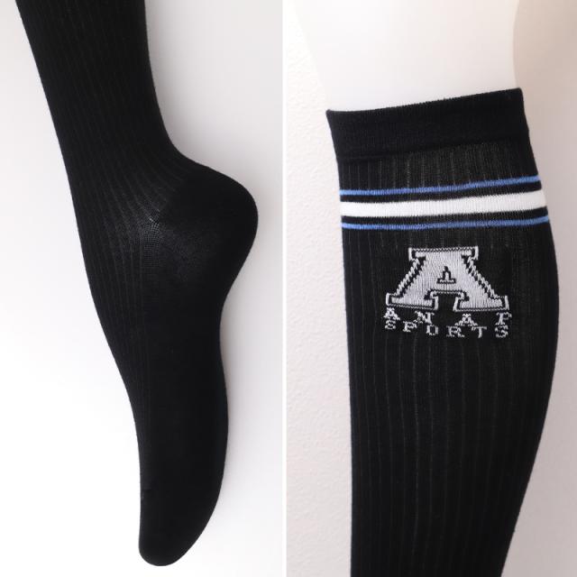 オーバーニー ソックス キッズ 女の子 ハイソックス ガールズ 靴下 ANAP SPORTS ニーハイソックス 膝上ソックス 19-21cm 22-24cm