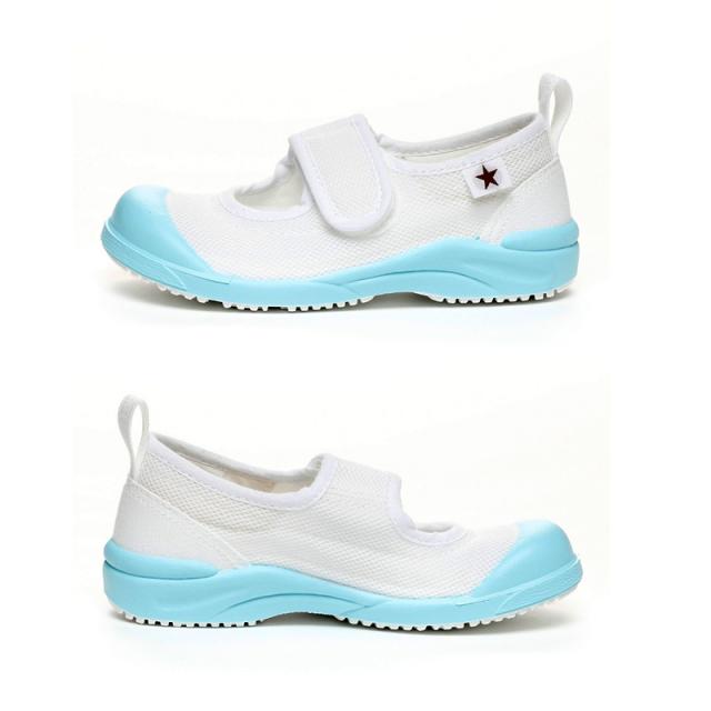 上履き 内履き 上靴 子供靴 ムーンスター マジックテープ 14cm〜21cm MSリトルスター02 (取寄せ)