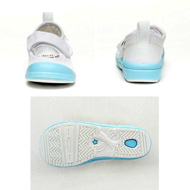 上履き 内履き 上靴 子供靴 ムーンスター マジックテープ 14cm〜21cm MSリトルスター02 (取寄せ)