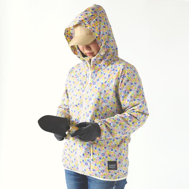 ヤッケ レディース ジャケット 上着 ゆったりサイズ 農作業 ガーデニング 作業着 作業服 柄 おしゃれ かわいい S-LL (取寄せ)