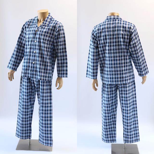 グンゼ パジャマ メンズ 綿100% 長袖長パンツ パジャマ S〜LL (送料無料) (在庫限り)