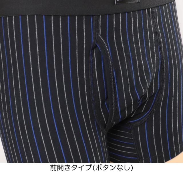 PLAYBOY ボクサーパンツ メンズ 前開き ボクサーブリーフ ブランド 綿 インナー コットン M〜LL