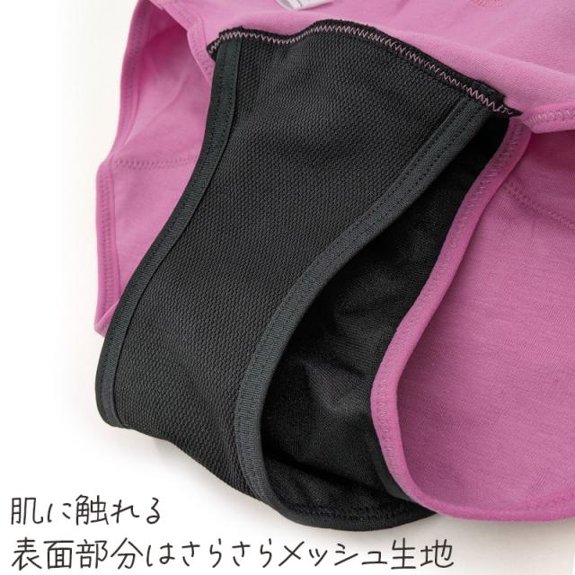 吸水 サニタリーショーツ 昼用 軽い日用 ナプキン対応 スタンダード M〜LL (在庫限り)