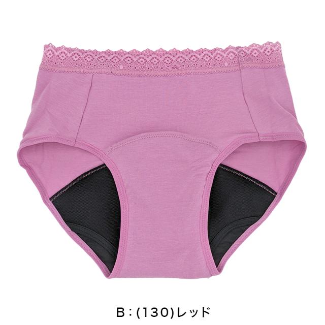 吸水 サニタリーショーツ 昼用 軽い日用 ナプキン対応 スタンダード M〜LL (在庫限り)