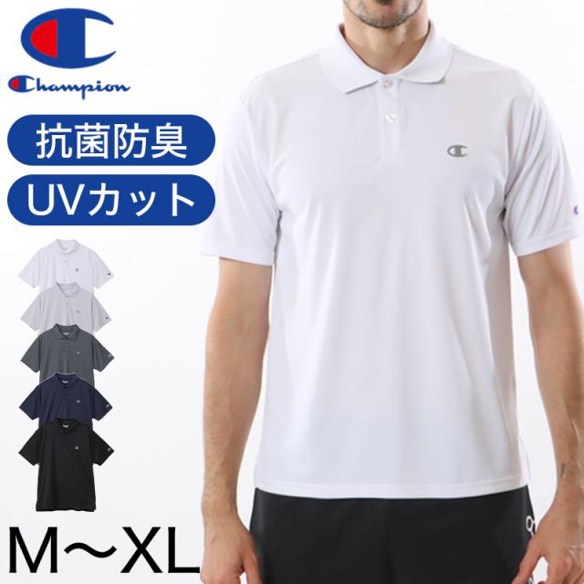 Champion ポロシャツ メンズ 半袖 紳士 ウエア シャツ トップス M L XL (在庫限り)