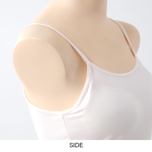 キャミソール レディース カップ付き カップ付きキャミソール インナー 冷感 接触冷感 肌着 M〜LL