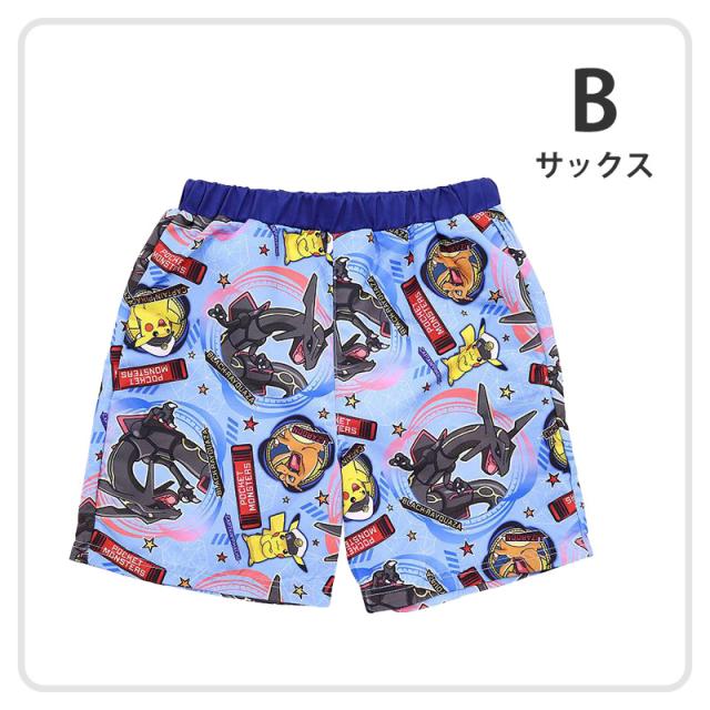 ポケモン 水着 男の子 キッズ サーフパンツ 海パン 子供 ポケットモンスター 男児 海水パンツ キャラクター 110〜130cm