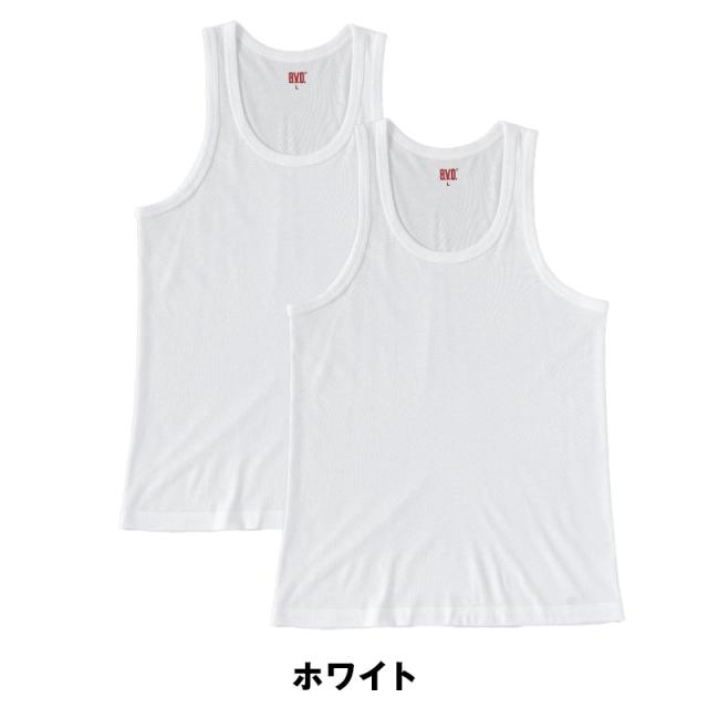 BVD ランニング シャツ タンクトップ メンズ インナー 2枚組 M〜LL