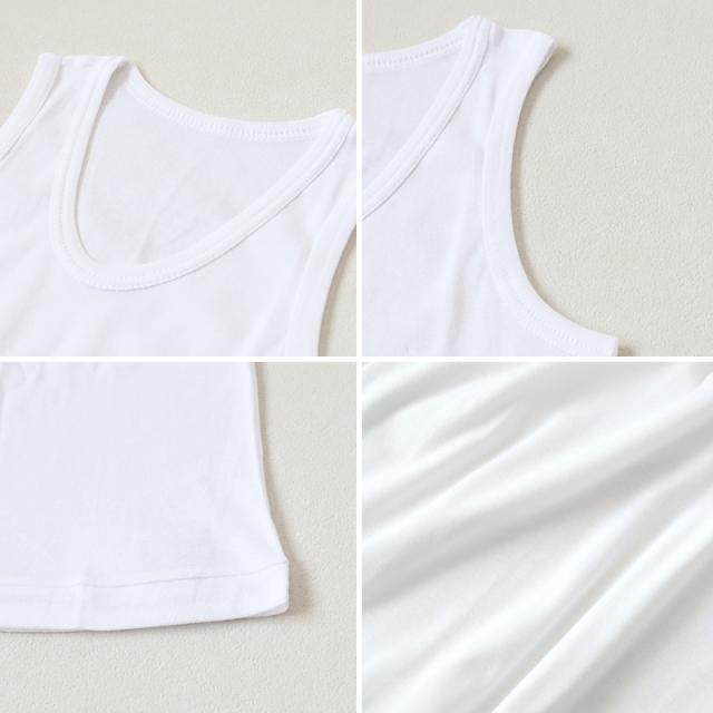 男の子 タンクトップ 子供 インナー ランニング 綿100 2枚組 100cm〜160cm