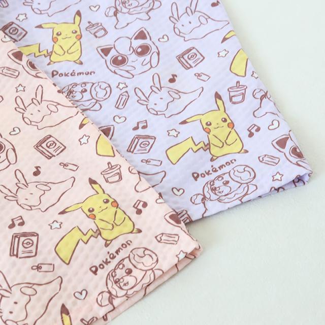 ポケモン 甚平 女の子 子供 キッズ ポケットモンスター 女児 かわいい セットアップ 涼しい 110cm〜130cm (在庫限り)