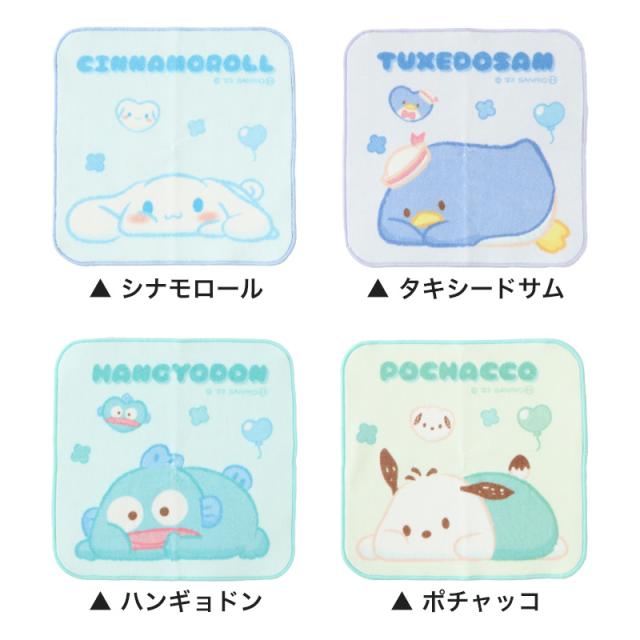 プチタオル サンリオ ハンドタオル 子供 タオル ハンカチ キャラクター キッズ 保育園 幼稚園 小学生 約20×20cm