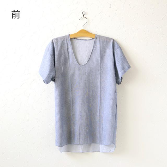 クレープ肌着 メンズ 半袖 tシャツ 綿100% 2枚組 M〜LL