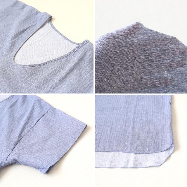 クレープ肌着 メンズ 半袖 tシャツ 綿100% 2枚組 M〜LL
