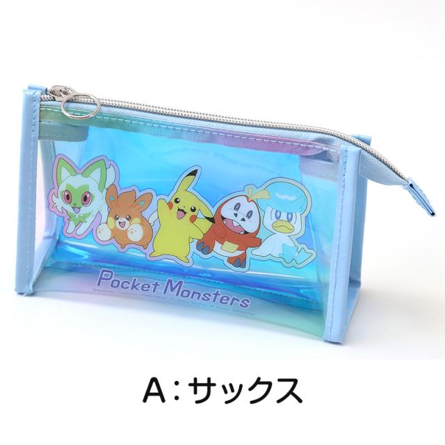 オーロラ ポーチ ポケモン キャラクター 透明 約190×120×60mm