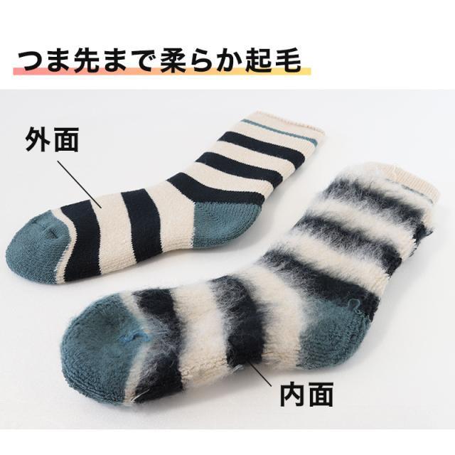 ウチコレ 裏起毛 ソックス レディース グンゼ 23-25cm (在庫限り)