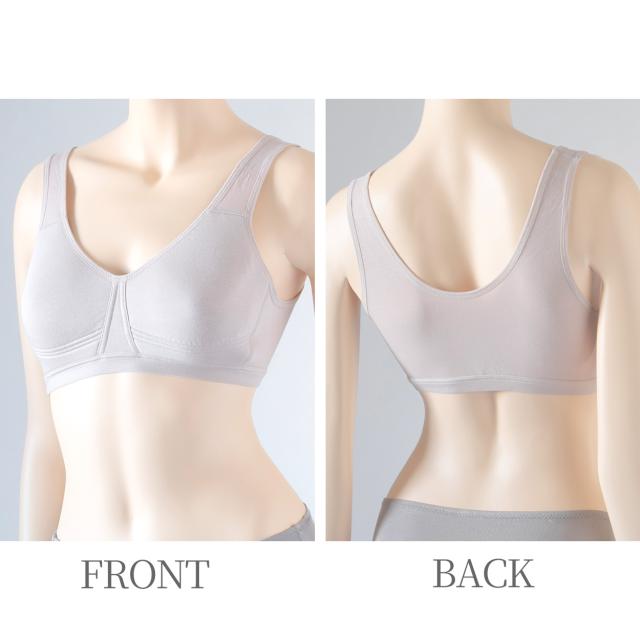 ノンワイヤーブラ 綿 レディース ブラジャー ナイトブラ おやすみブラ 昼夜兼用 24時間ブラ M〜LL
