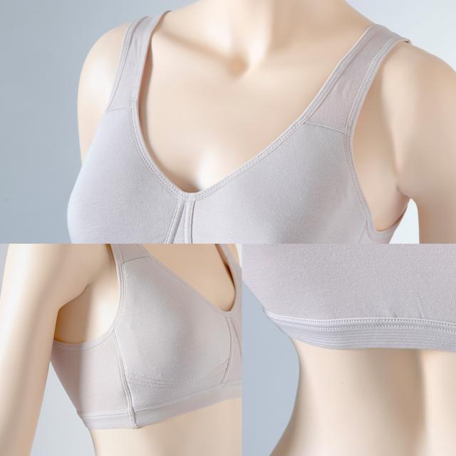 ノンワイヤーブラ 綿 レディース ブラジャー ナイトブラ おやすみブラ 昼夜兼用 24時間ブラ M〜LL