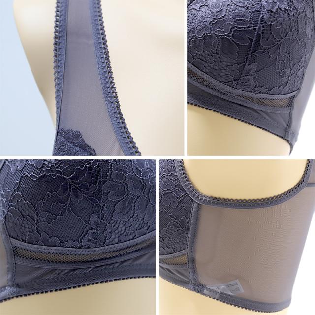 ノンワイヤーブラ 脇高 レディース M L LL