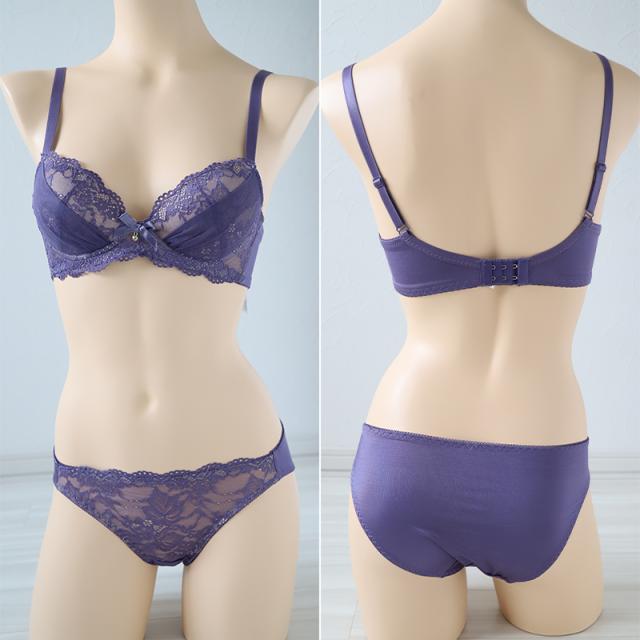 ブラジャー ショーツ セット ノンワイヤー ブラショーツ レディース S M L LL