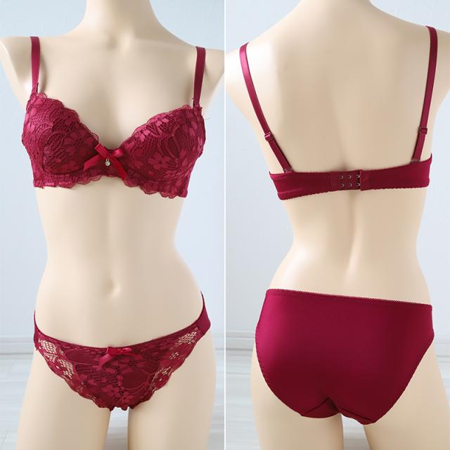 ブラジャー ショーツ セット ノンワイヤー ブラショーツ レディース S M L LL