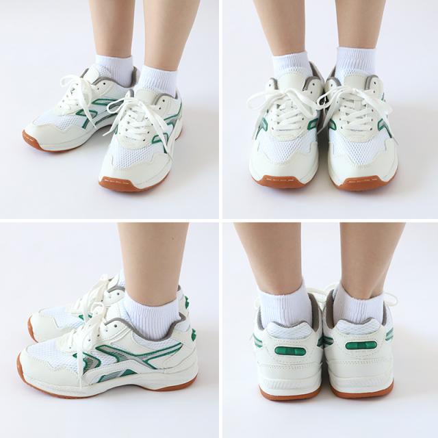 体育館シューズ 体育館履き 内履き 上履き 校内履き 学校 スクールシューズ スニーカー 子供靴 紐靴 22cm〜30cm (送料無料)