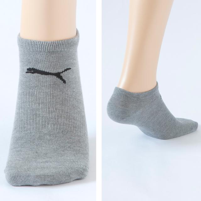 PUMA プーマ 靴下 メンズ 3足セット スニーカーソックス くるぶし スポーツ ジュニア 大きいサイズ 定番 白 黒 24cm 25cm 26cm 27cm 28cm