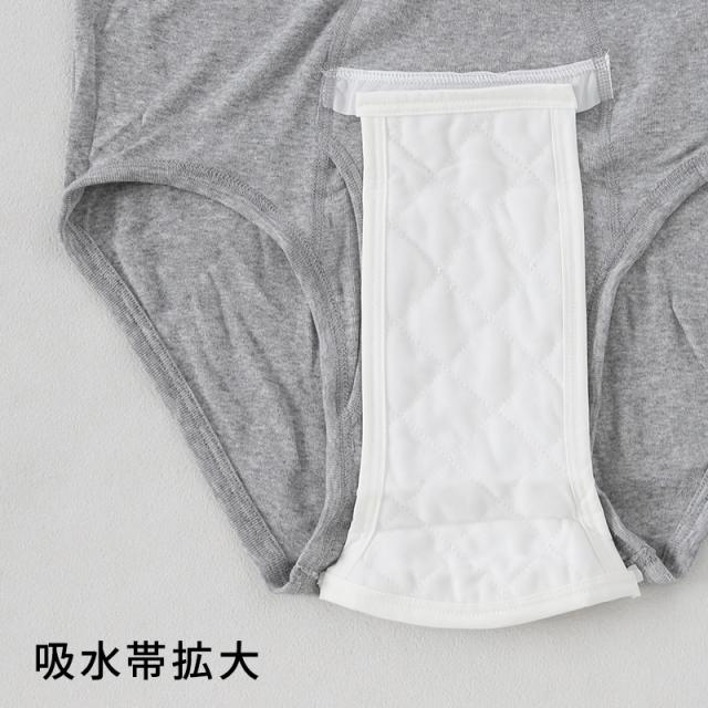 大きいサイズ 失禁ボクサーパンツ 尿漏れパンツ 男性用 40cc 綿100 3L〜5L