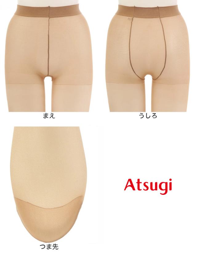 ストッキング アツギ パンスト パンティストッキング ゆったり 大きめ 3足組×2セット JM-L (在庫限り)