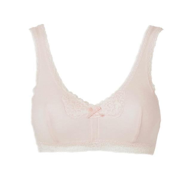 ノンワイヤーブラ ブラジャー ハーフトップ ブラ 綿 コットン レディース アツギ M L LL 3L