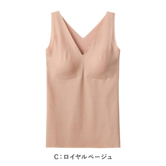 ブラトップ タンクトップ パッド入り ブラタンク キレイラボ M L LL